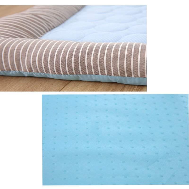 Pet Cooling Pad Bed For Dogs Cats Puppy Kitten Cool Mat Pet Blanket Ice Silk Material Soft For Summer Sleeping Blue Breathable - Image 9