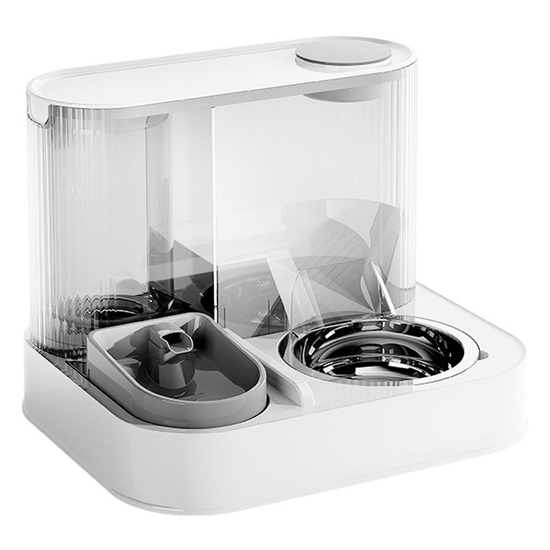 2 In 1 Automatic Cat Feeder Water Dispenser Dry Wet Pet Dog Puppy Food Dispenser - Image 2