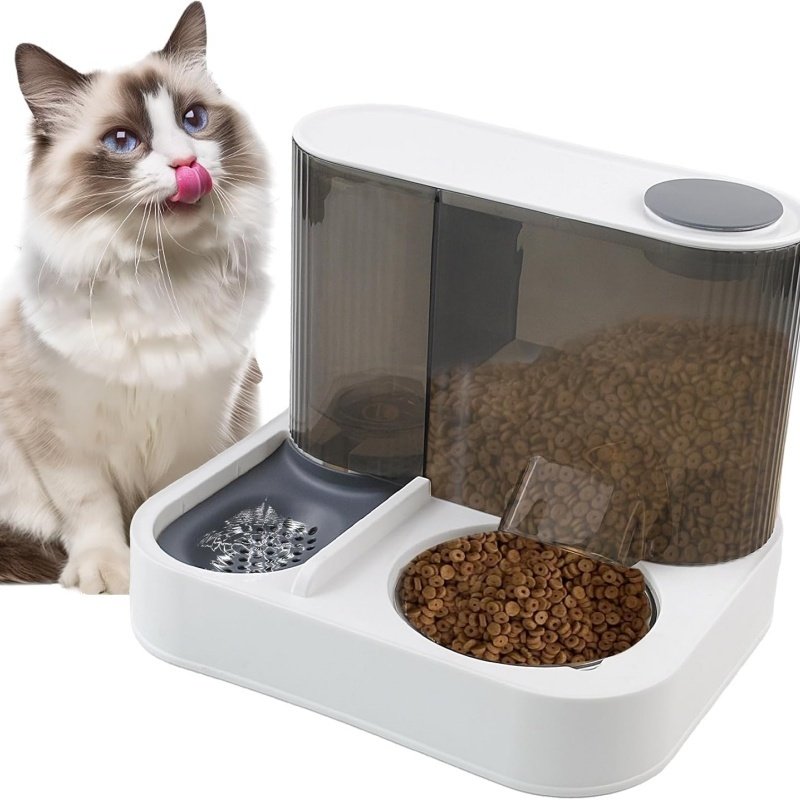 2 In 1 Automatic Cat Feeder Water Dispenser Dry Wet Pet Dog Puppy Food Dispenser - Image 6